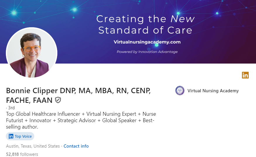 Dr. Dan Weberg
Nursing Leadership
Healthcare Innovation
Future of Nursing
Healthcare Technology
Human-Centered Design
Patient-Centered Care
Healthcare Executive
Health Tech Startups
Emergency Nursing