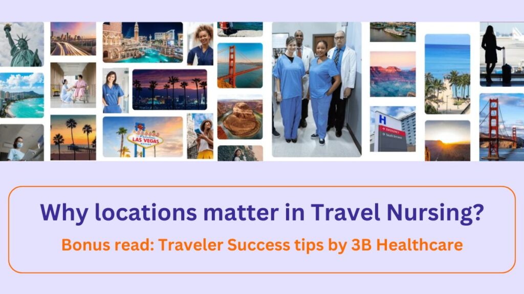 different-different locations for travel nursing in usa