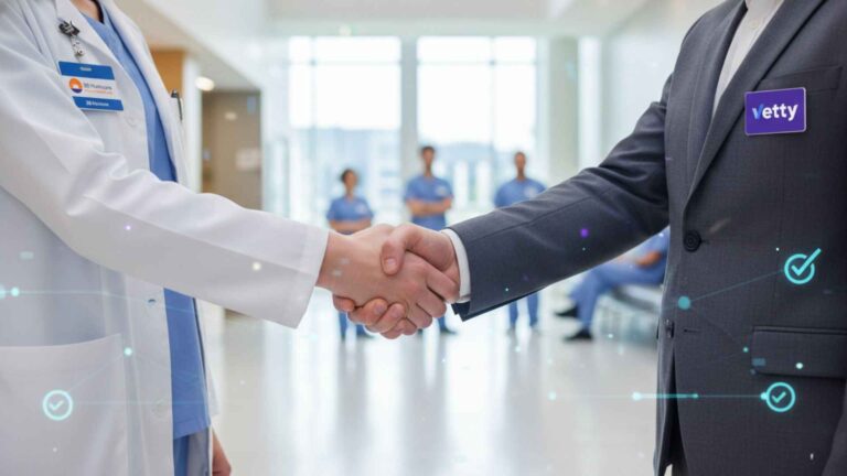 healthcare background screening solution poster