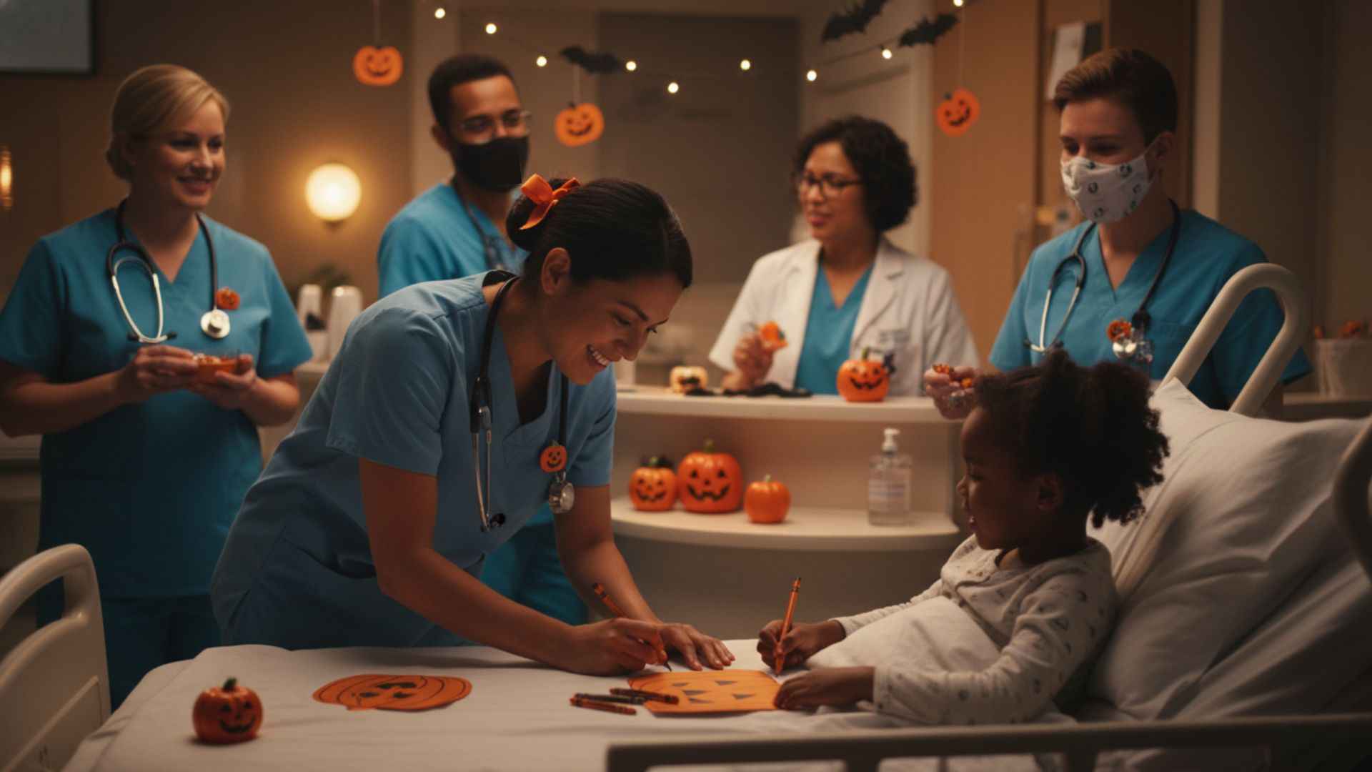Halloween in healthcare poster