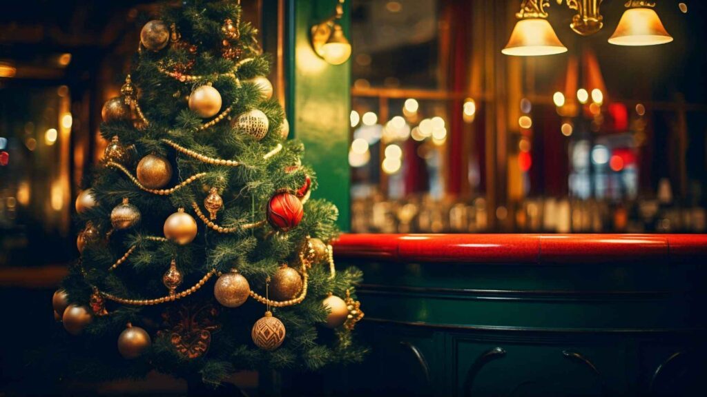 Christmas pop-up bar 2 poster